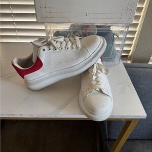 Alexander McQueen Men's Sneakers White Red